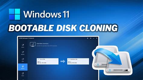 create bootable hard drive clone